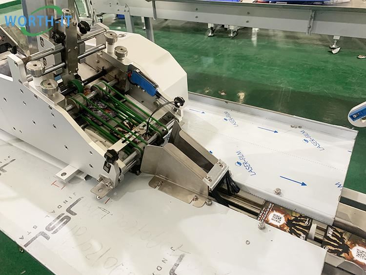 flow pack with card feeder flow pack with card feeder
